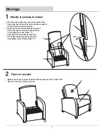 Preview for 9 page of Pacific Casual 181-831-REC-KD-CS Assembly And Use Instructions