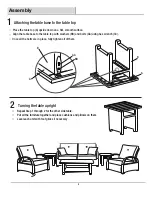 Preview for 8 page of Pacific Casual 1900673 Assembly And Use Instructions