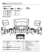 Preview for 3 page of Pacific Casual 1902282 Assembly And Use Instructions