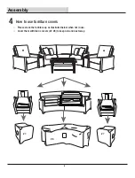 Preview for 6 page of Pacific Casual 1902282 Assembly And Use Instructions