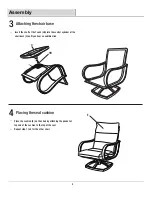 Preview for 5 page of Pacific Casual 1902490 Assembly And Use Instructions