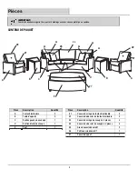 Preview for 8 page of Pacific Casual 201-079-6TTR-BCL-BRN Assembly And Use Instructions