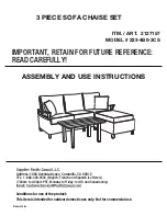 Preview for 6 page of Pacific Casual 2127157 Assembly And Use Instructions