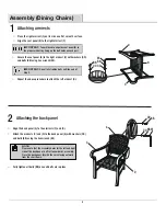 Предварительный просмотр 5 страницы Pacific Casual 217-H40-7D Use And Care Manual