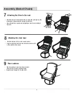 Предварительный просмотр 8 страницы Pacific Casual 217-H40-7D Use And Care Manual