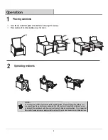 Preview for 4 page of Pacific Casual 221-8J1-3SS-BCL Use And Care Instructions Manual