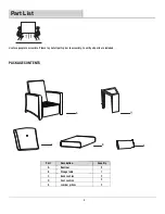 Preview for 3 page of Pacific Casual 2327653 Use And Care Instructions Manual