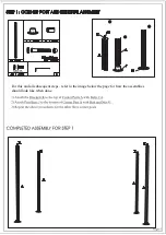 Preview for 4 page of Pacific Casual 2720648 Assembly Instruction Manual