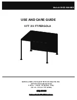 Pacific Casual 5HGZ1989-WBS Use And Care Manual preview