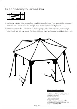 Preview for 10 page of Pacific Casual 5LGZ0702V2NN Assembly Instructions Manual