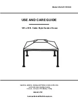 Preview for 1 page of Pacific Casual 5LGZ1159-NN Use And Care Manual