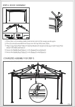 Предварительный просмотр 8 страницы Pacific Casual 5LGZ6526-V5 Assembly Instruction Manual