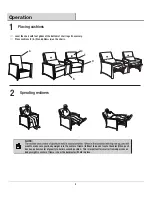 Preview for 4 page of Pacific Casual Barcalounger Edgewater 301-2X1-3SS Use And Care Instructions Manual