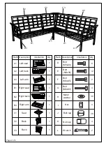 Preview for 2 page of Pacific Casual Caspian 14H051SEC-B1 Assembly Instructions Manual