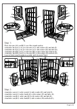 Preview for 3 page of Pacific Casual Caspian 14H051SEC-B1 Assembly Instructions Manual