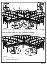 Preview for 5 page of Pacific Casual Caspian 14H051SEC-B1 Assembly Instructions Manual