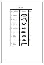 Preview for 2 page of Pacific Casual Griffith Park 14H0405CS-B1 Assembly Instructions