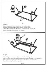 Preview for 3 page of Pacific Casual Pendleton II 146-054-7DB1 Assembly Instructions