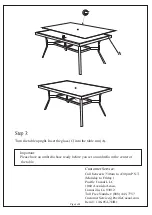 Preview for 4 page of Pacific Casual Pendleton II 146-054-7DB1 Assembly Instructions