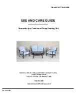 Pacific Casual Sarasota 217-H40-4DS Use And Care Manual preview