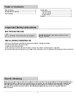 Preview for 2 page of Pacific Casual Terra Linda 211-H41-9D Use And Care Manual