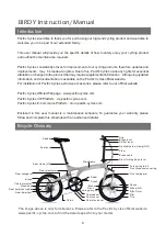 Предварительный просмотр 10 страницы PACIFIC CYCLES BIRDY Owner'S Manual