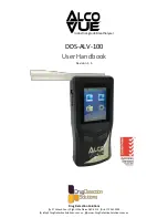 Pacific Data Systems AlcoVUE DDS-ALV-100 User Handbook Manual preview