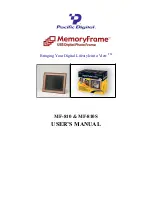 Pacific Digital MamoryFrame MF-810 User Manual preview