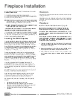 Preview for 10 page of Pacific energy FP25AR Installation And Operating Instructions Manual