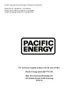 Предварительный просмотр 44 страницы Pacific energy MIRAGE 18 Installation And Operating Instructions Manual