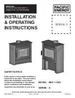 Preview for 1 page of Pacific energy NEO 1.2 EU A SERIES Owners Manu