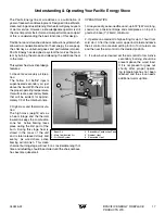 Предварительный просмотр 17 страницы Pacific energy NEO 1.6 INSERT Nstallation And Operating Instructions