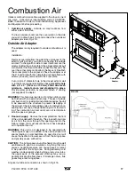 Предварительный просмотр 17 страницы Pacific energy PACIFIC FP30 Installation And Operating Instructions Manual