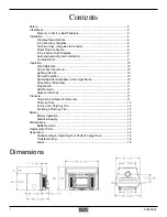 Preview for 2 page of Pacific energy Pacific Wood Insert DESIGN-D Installation And Operating Instructions Manual