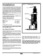 Предварительный просмотр 6 страницы Pacific energy SUMMIT INSERT SERIES - B Nstallation And Operating Instructions