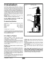 Предварительный просмотр 5 страницы Pacific energy SUMMIT WOOD INSERT DESIGN-A Installation And Operating Instructions Manual