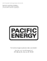 Предварительный просмотр 40 страницы Pacific energy trenton A series Installation And Operating Instructions Manual