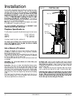 Preview for 6 page of Pacific energy VISTA D SERIES Installation And Operating Instructions Manual