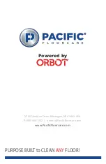 Preview for 24 page of Pacific Floorcare MSB-11 ORB Operating Manual