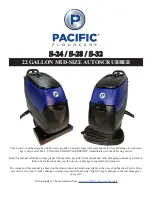 Preview for 1 page of Pacific Floorcare S-24 Manual