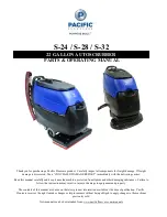 Pacific Floorcare S-28 Operating Manual preview