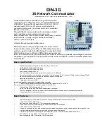 Предварительный просмотр 1 страницы Pacific GSM DIN-3G Instructions Manual