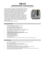 Pacific GSM DIN-4G Instructions Manual предпросмотр