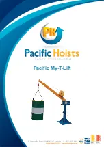 Pacific Hoists My-T-Lift Manual предпросмотр