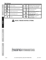 Preview for 6 page of Pacific hydrostar 1650 PSI Owner'S Manual And Safety Instructions