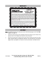 Preview for 8 page of Pacific hydrostar 95672 Set Up And Operating Instructions Manual