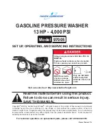 Pacific hydrostar PACIFIC HYDROSTRAR 97005 Set Up And Operating Instructions Manual preview