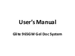 Pacific Image Electronics Glite 965GW User Manual preview