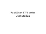 Pacific Image Electronics RapidScan ST-5 Series User Manual preview