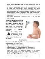 Preview for 8 page of Pacific Medical RapiTemp  PTC-0509 User Manual